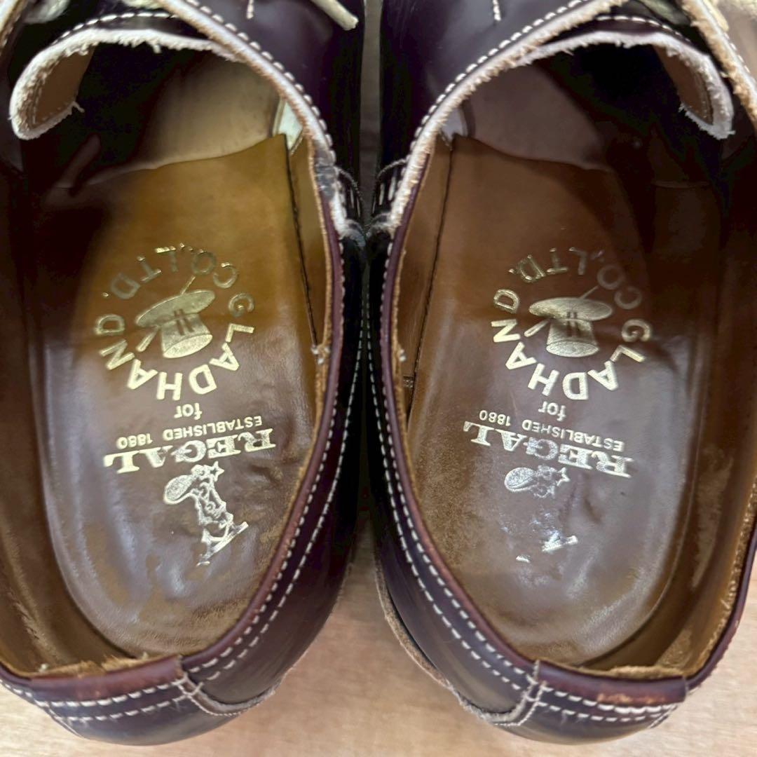 GLADHAND × REGAL SADDLE SHOES BROWN 27cm