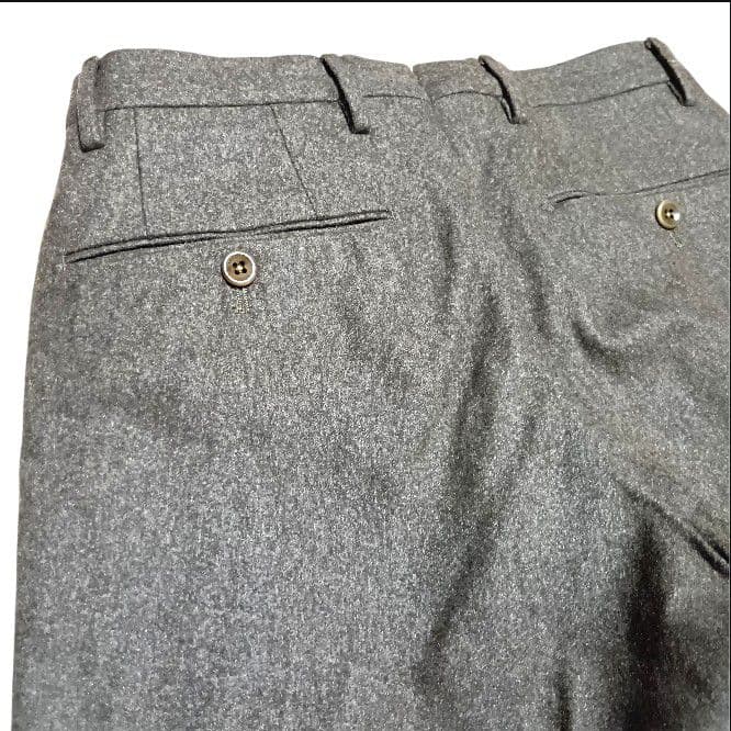 INCOTEX Super100 42 035型 フランネル ウールスラックス