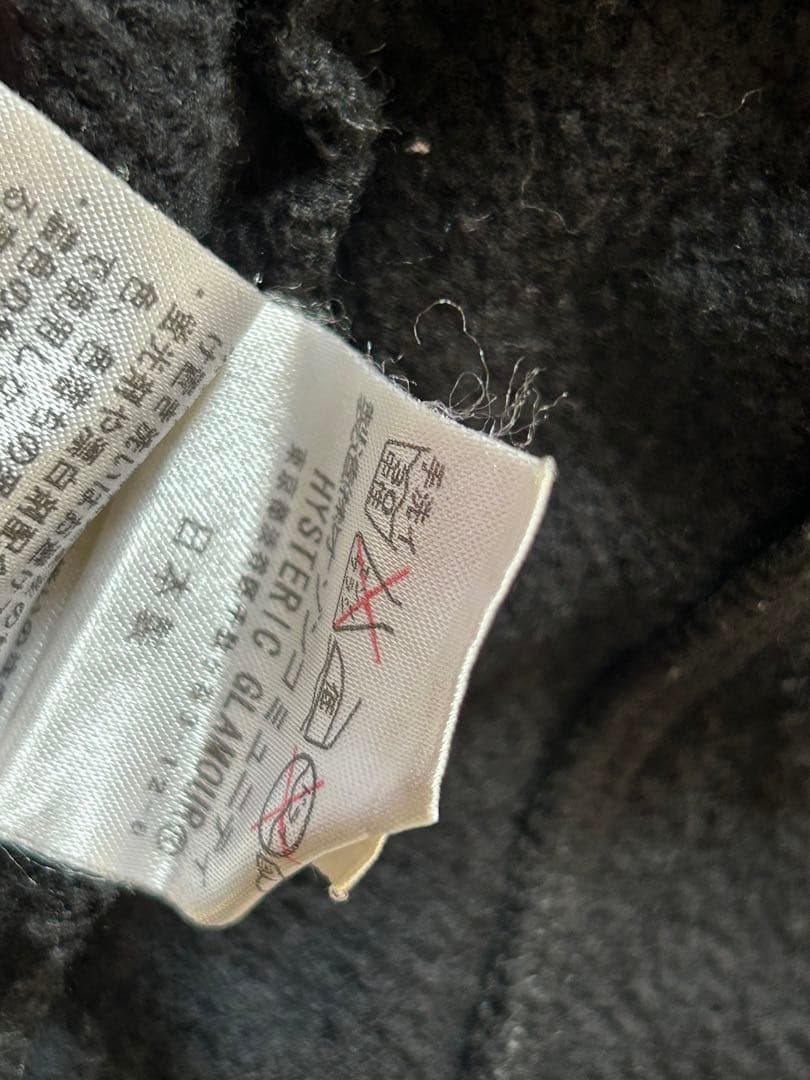 希少 Hysteric Glamour シングルライダース 黒 ヒステリック