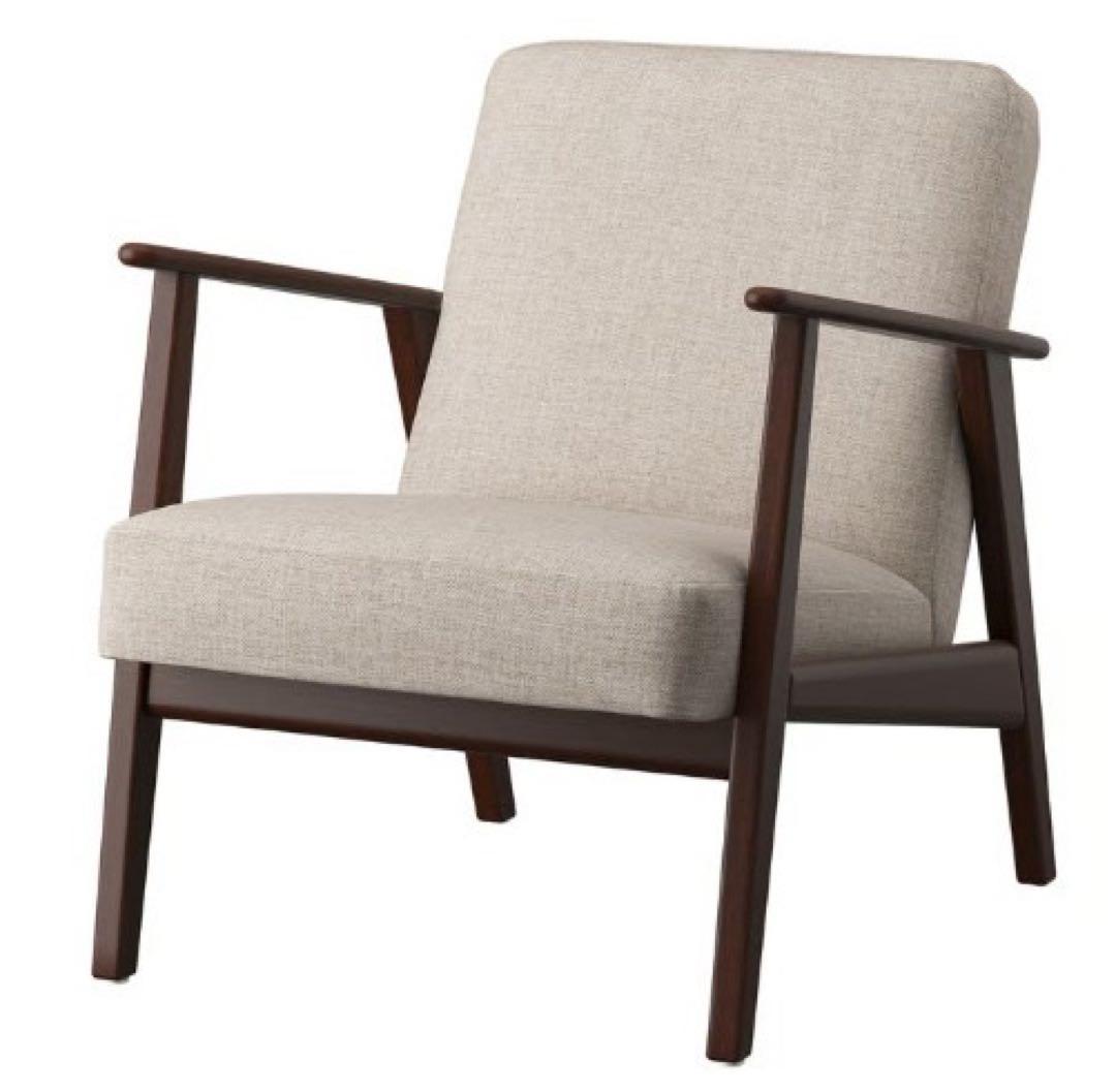 IKEA １人掛けソファ EKENÄSET エーケネーセット/送料込