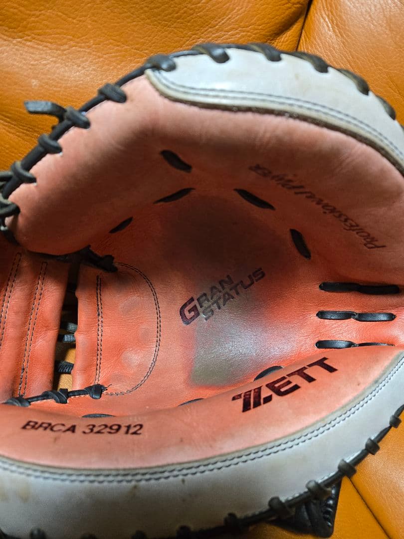 希少！ZETT　ゼットグランステイタス　矢野燿大モデル　軟式キャッチャーミット