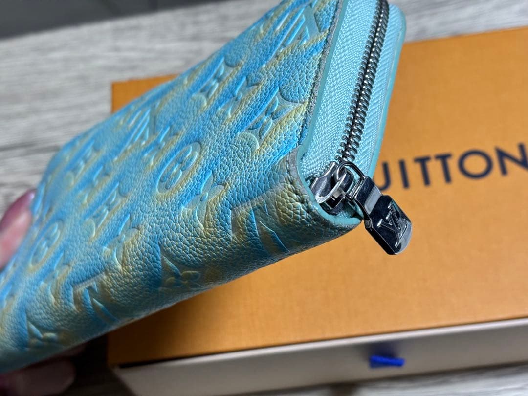 LOUIS VUITTON長財布 サマースターダスト ブルー モノグラム