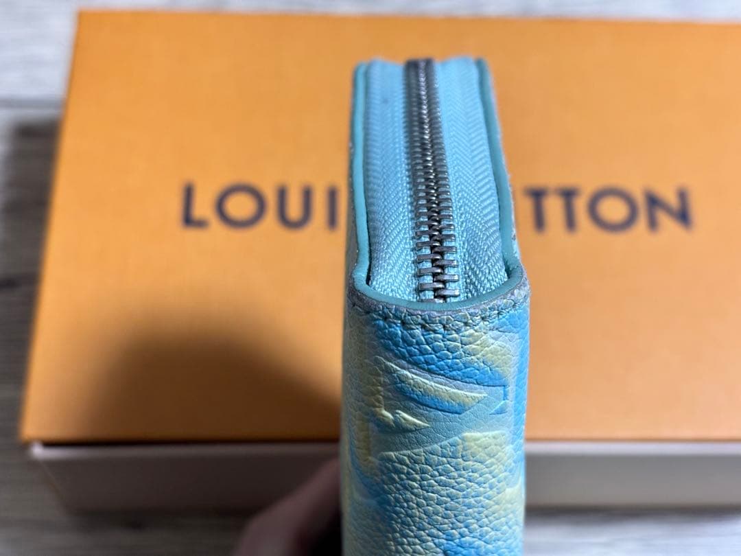 LOUIS VUITTON長財布 サマースターダスト ブルー モノグラム