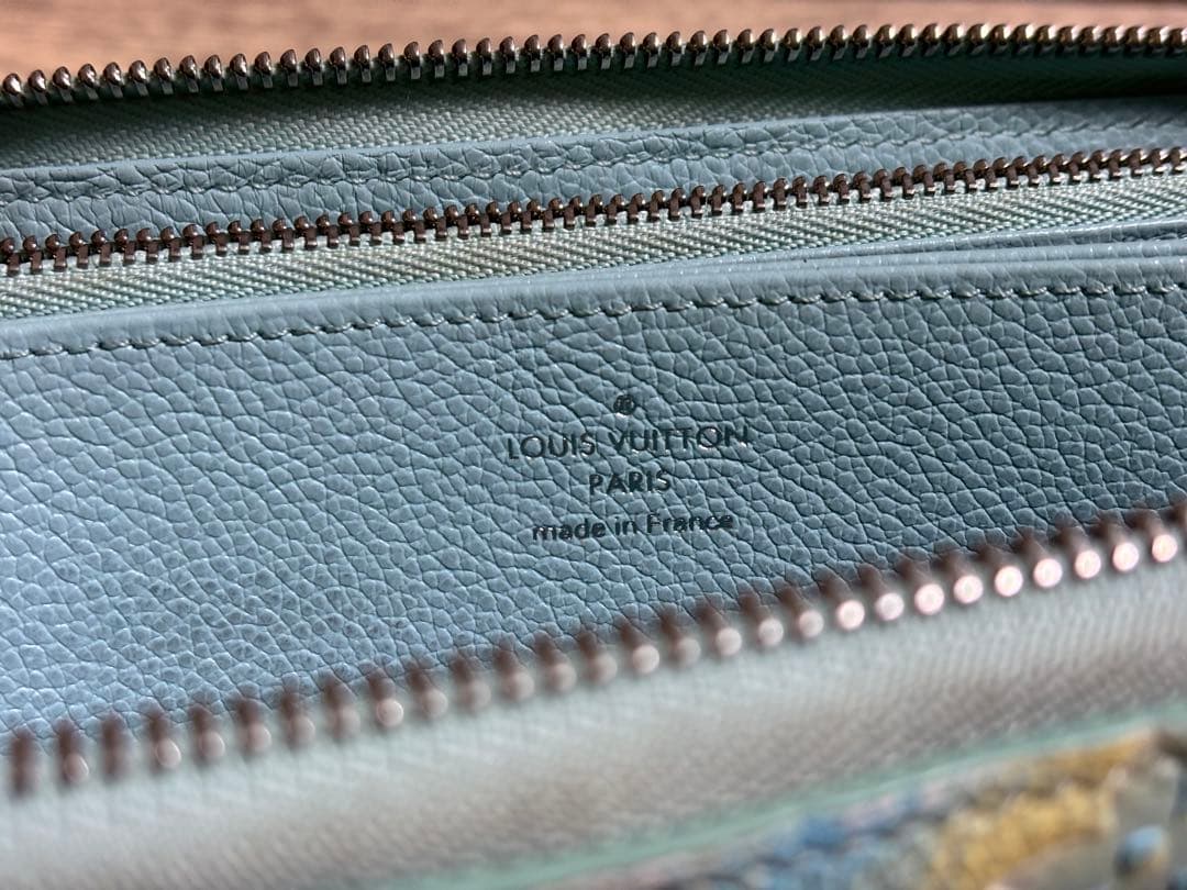 LOUIS VUITTON長財布 サマースターダスト ブルー モノグラム