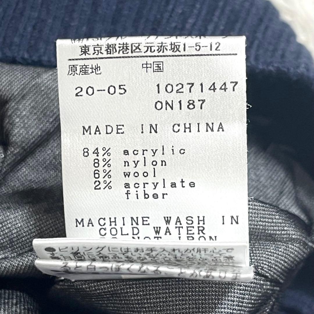 ニューバランス ゴルフウェア ニット セーター L相当 防風防寒 ビッグロゴ