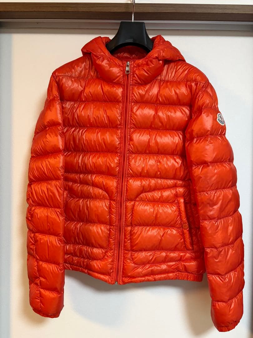 MONCLER モンクレール ダウンジャケット　薄手　サイズ1 オレンジ