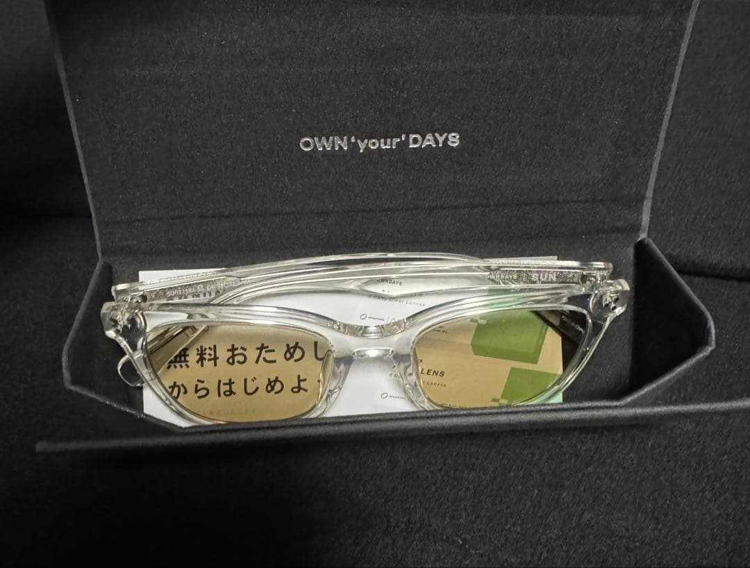 OWNDAYS サングラス　木村拓哉　プライベート着用　調光　キムタク 完売品