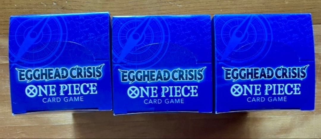 【未開封テープ付き4箱】エッグヘッド クライシス ワンピースカードゲーム