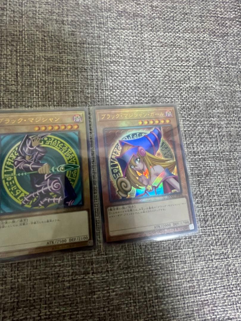 遊戯王カード レリーフセット　御三家＋ブラマジガール