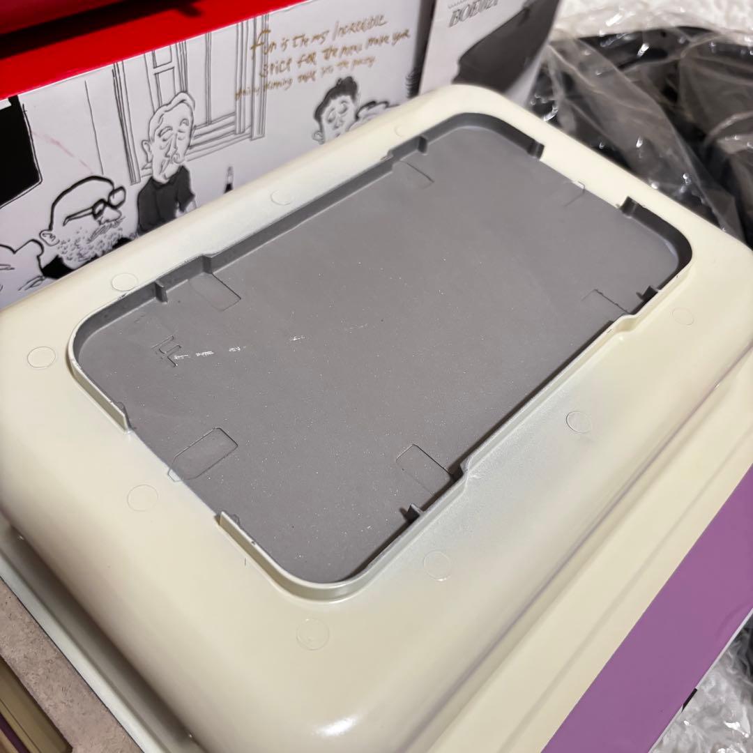 【極美品】　BRUNO ホットプレート レッド　セラミックコート鍋　深鍋