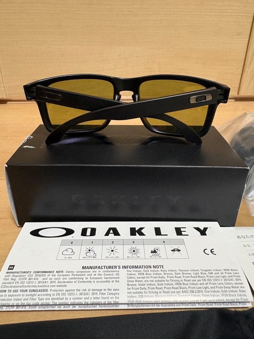 オークリー ホルブルック＋タレックスレンズ イーズグリーン(シルバーミラー加工)