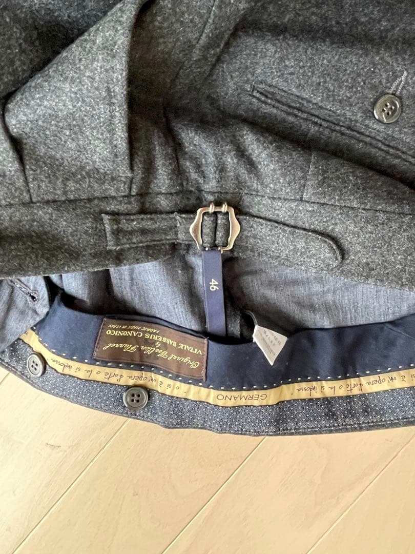 GERMANO ジェルマーノ グレー スラックス サイズ46