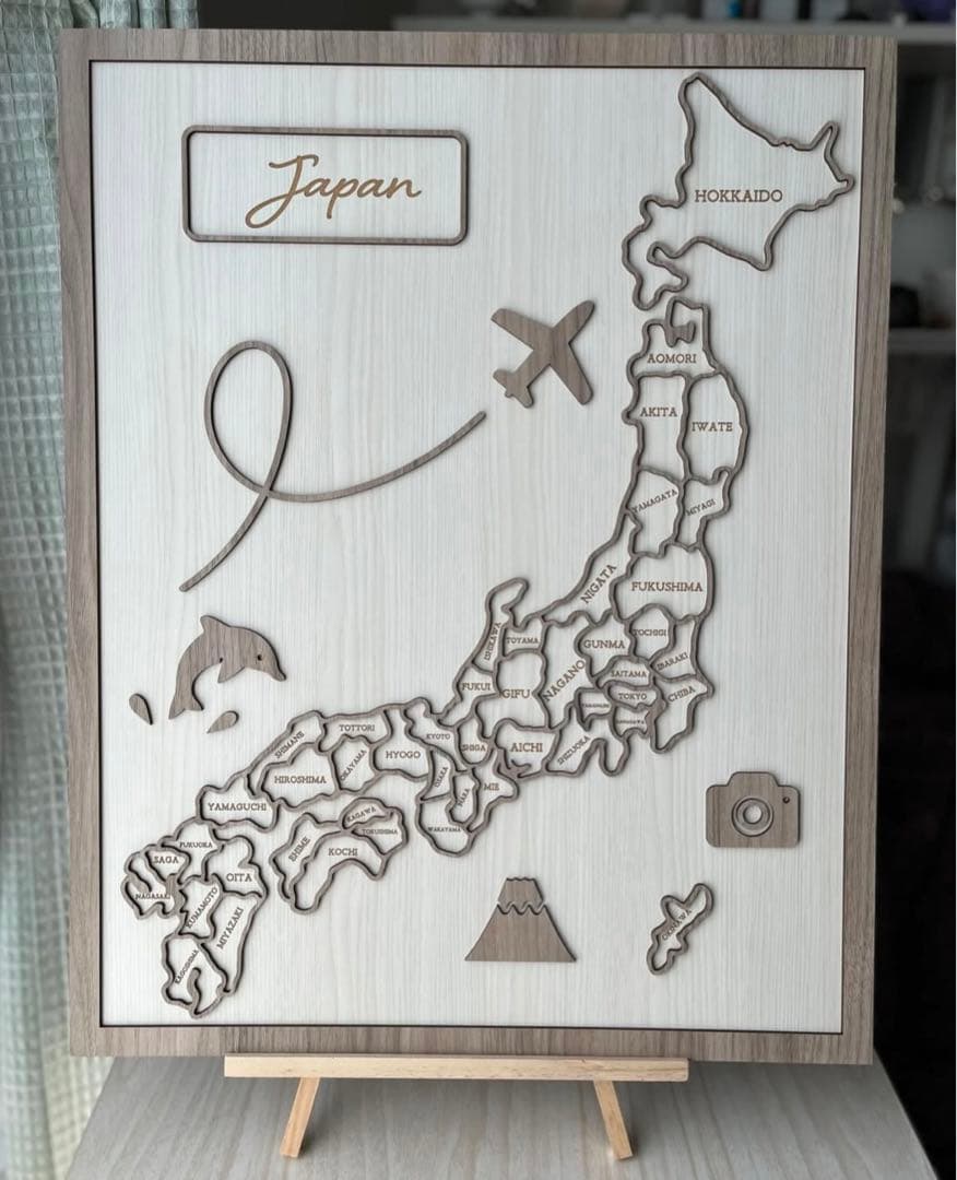 くらしなごやか　トラベラーマップパズル【日本地図】