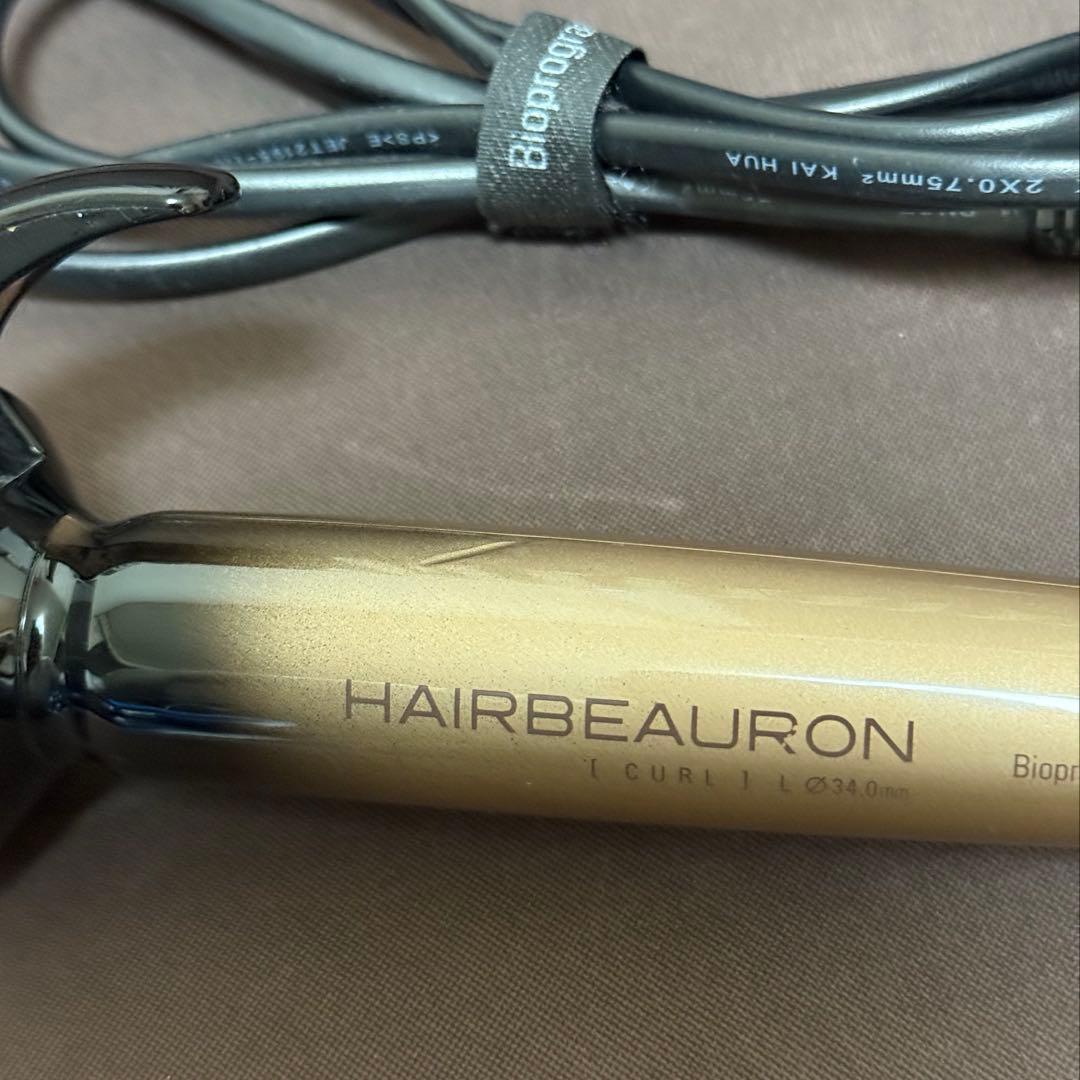 【美品】ヘアビューロン 4D 34ミリ　コテ