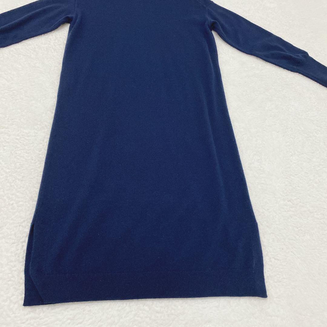 【美品】セオリーリュクス カシミヤ100% ロングニットワンピース 定価5万