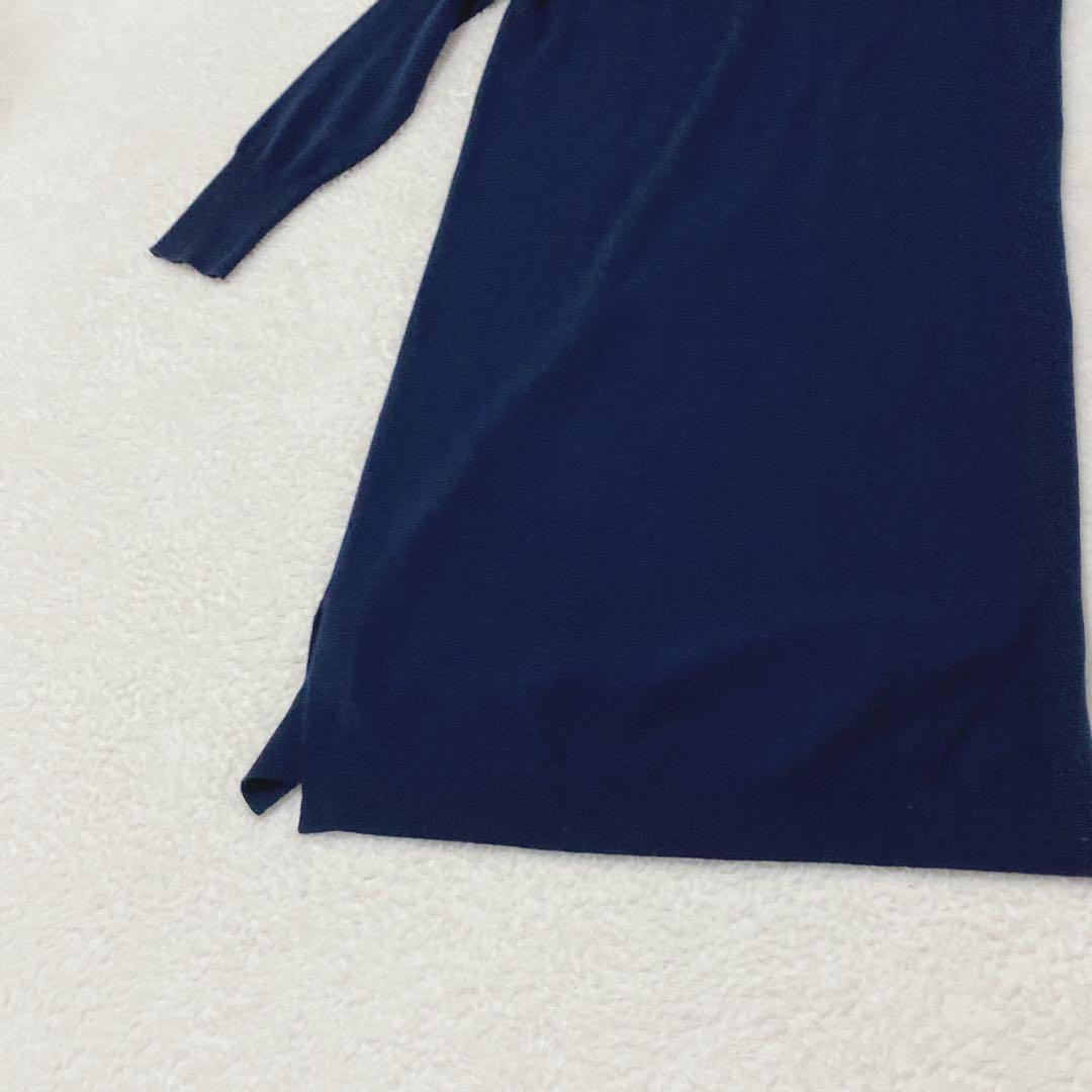 【美品】セオリーリュクス カシミヤ100% ロングニットワンピース 定価5万