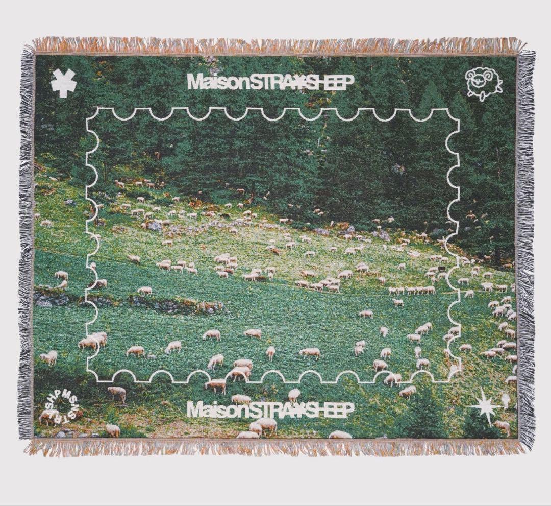 ラグ・カーペット MAISON STRAYSHEEP STRAYSHEEP RUG GREEN