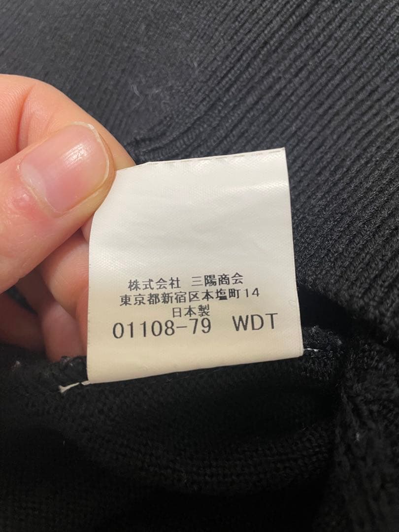 【ヴィンテージ】Burberry GOLFブラック クルーネックセーター