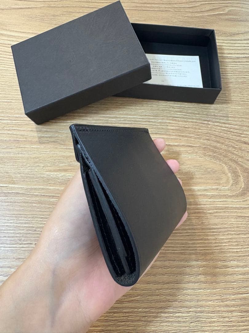 ブラック レザー 名刺入れ