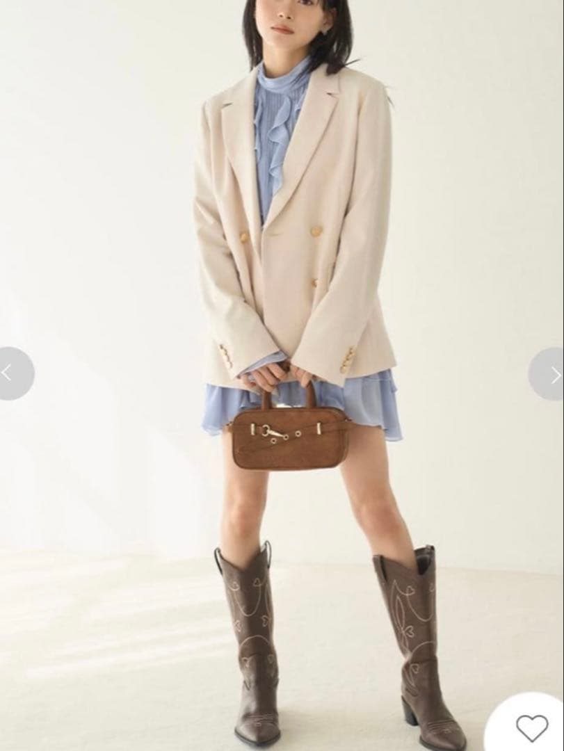 【完売】LILY BROWN ダブルブレストジャケット