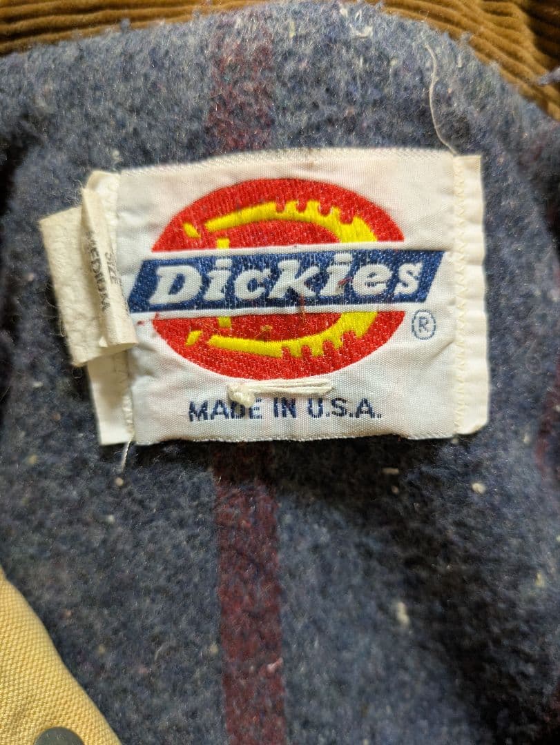 80年代　Dickiesチョアコート　カバーオール　裏ブランケットダック生地