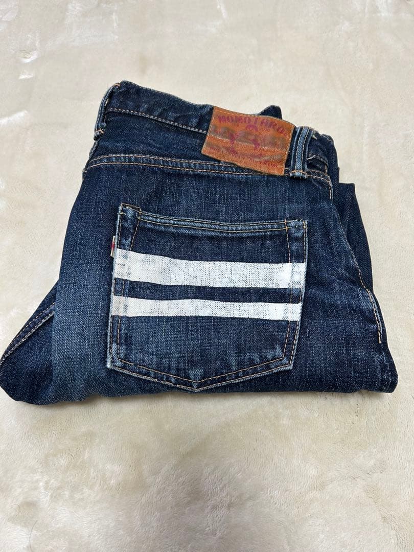 桃太郎ジーンズMOMOTAROJEANS 出陣レーベル デニム