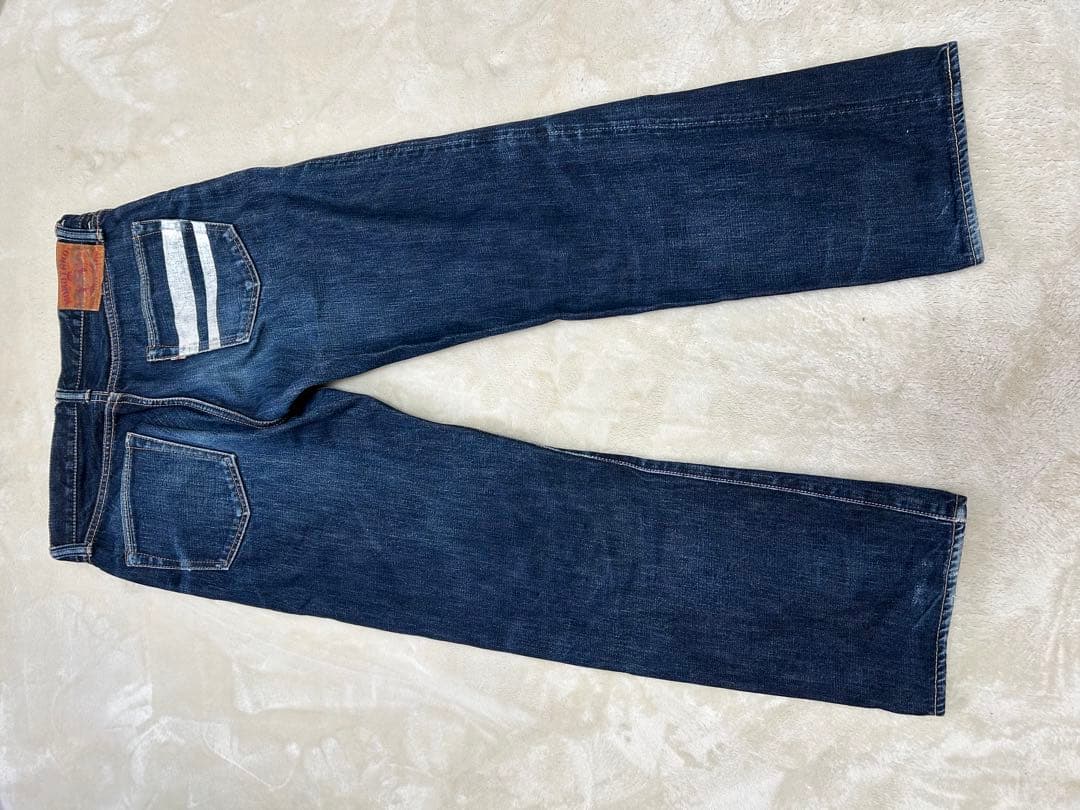 桃太郎ジーンズMOMOTAROJEANS 出陣レーベル デニム