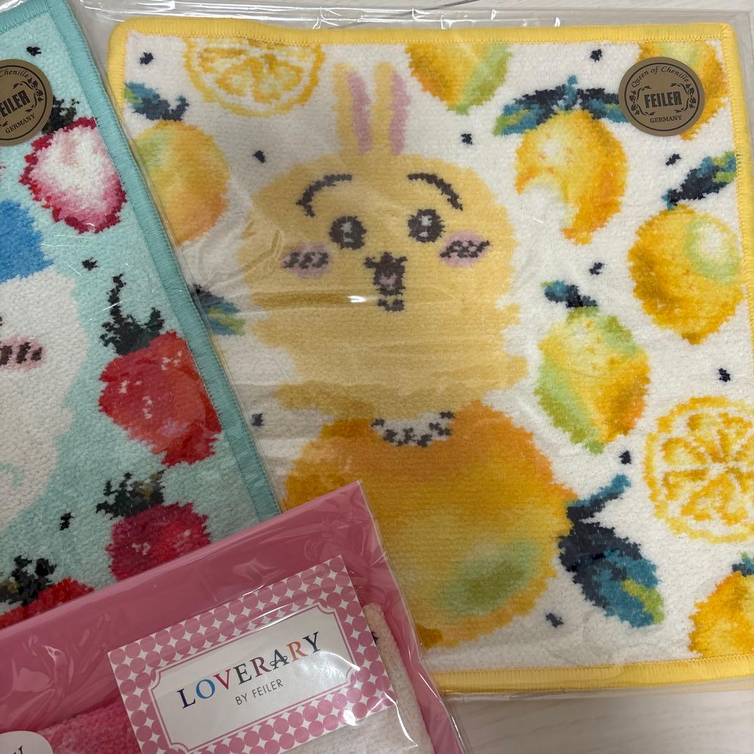 ラブラリーバイフェイラー LOVERARYBYFEILERちいかわタオルハンカチ