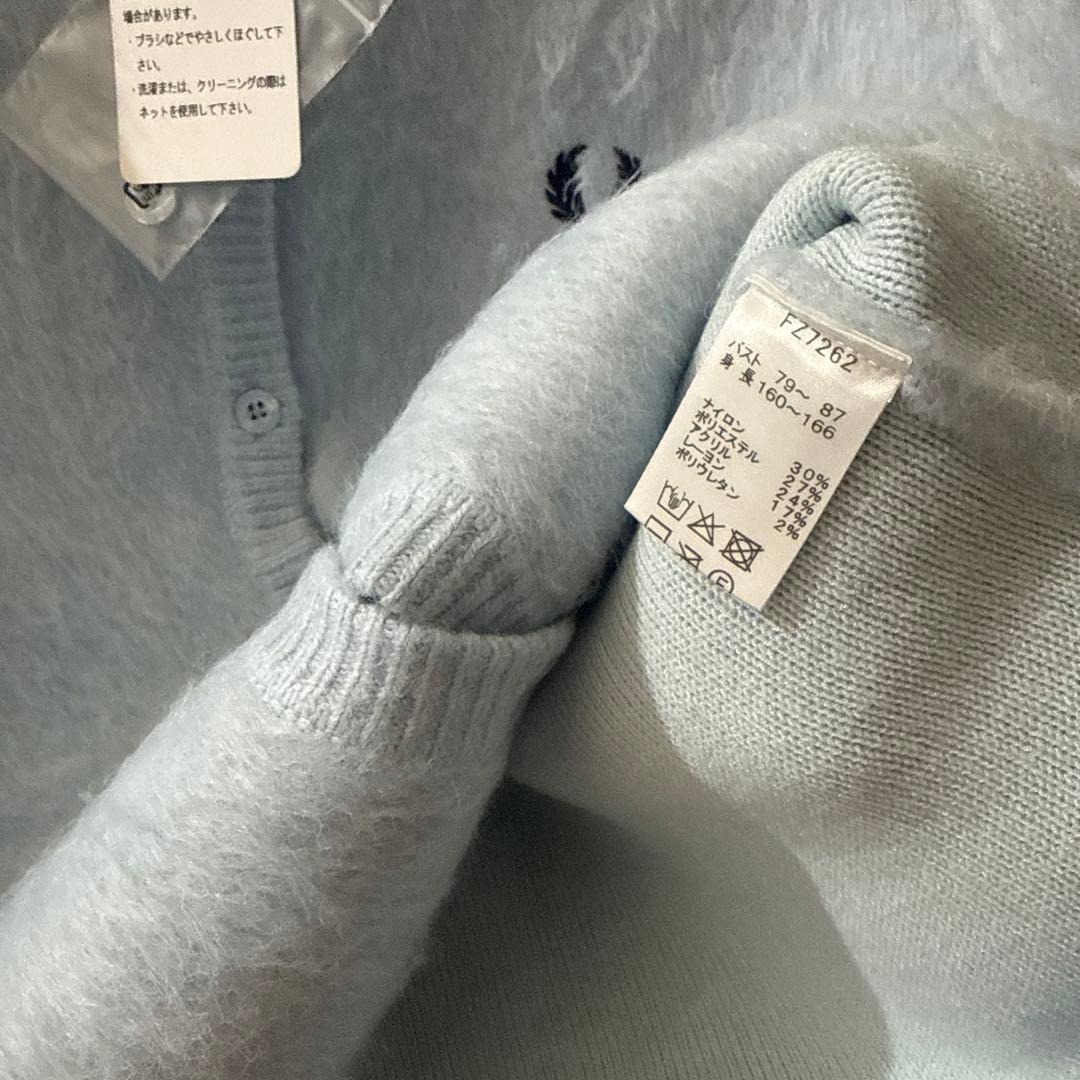 トップス FRED PERRY Fluffy Crewneck Knit Cardigan