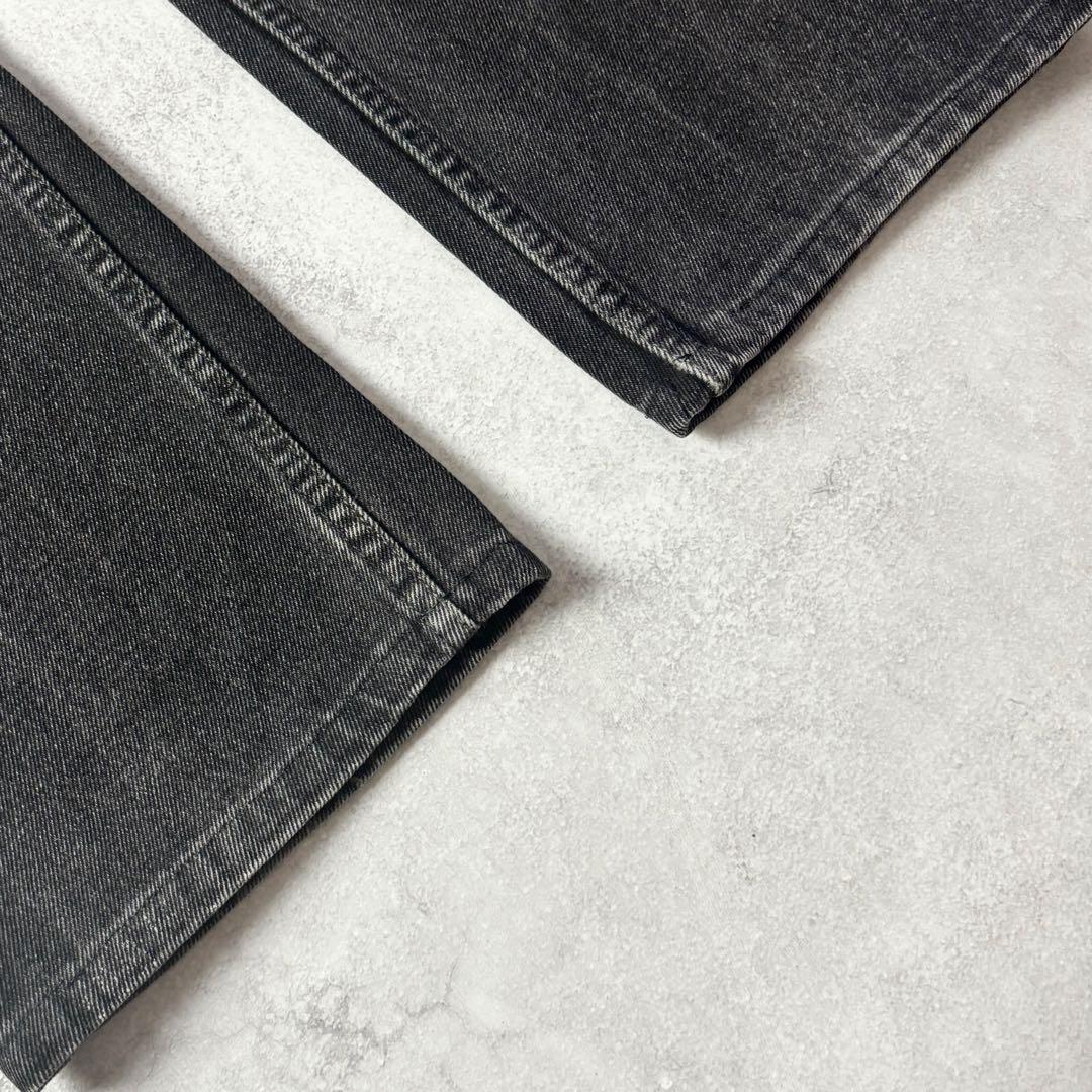 00s Levi's リーバイス 505 先染め ブラック デニムパンツ