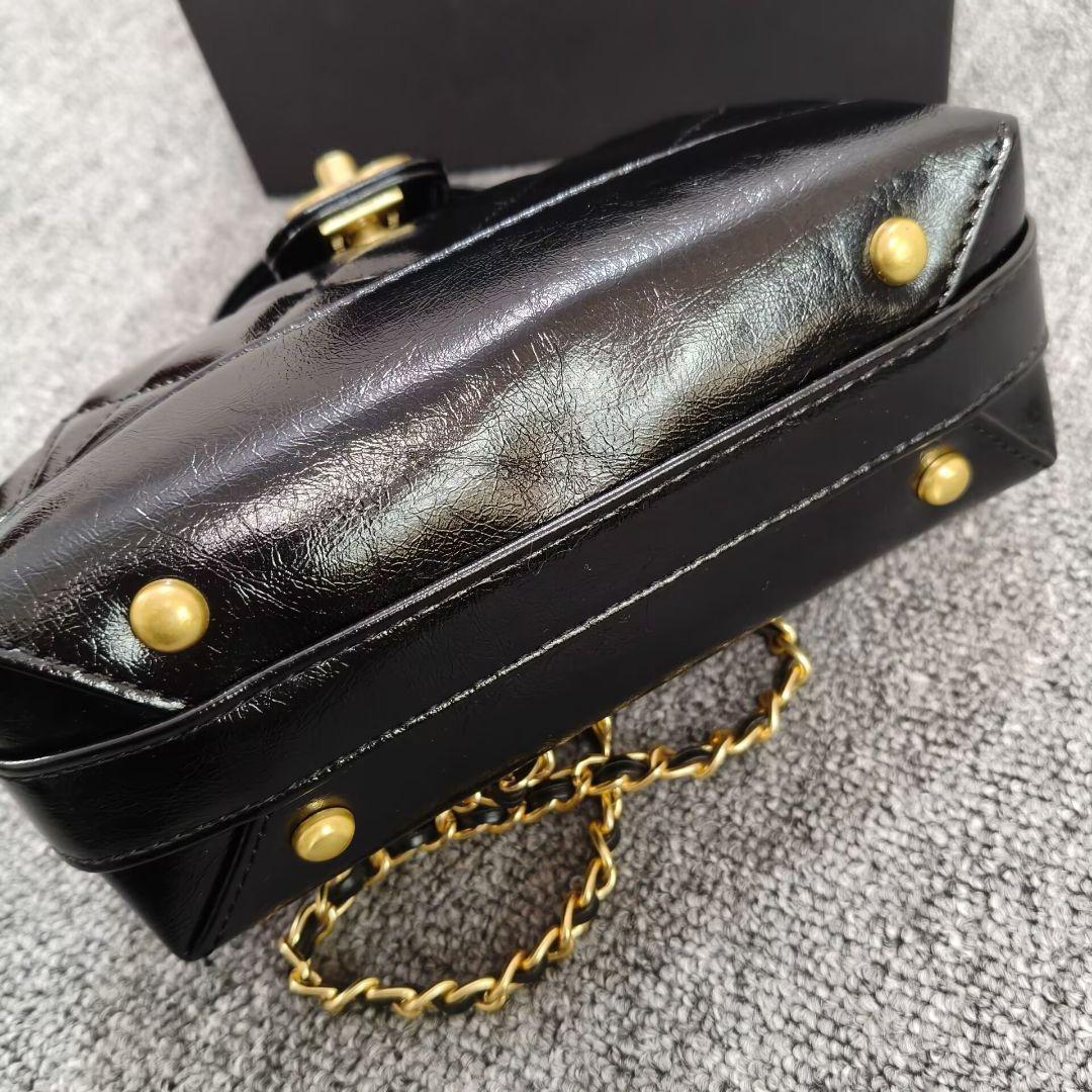 VIP会員限定 ノベルティ がま口ボストン型 ショルダーバッグ ブラック