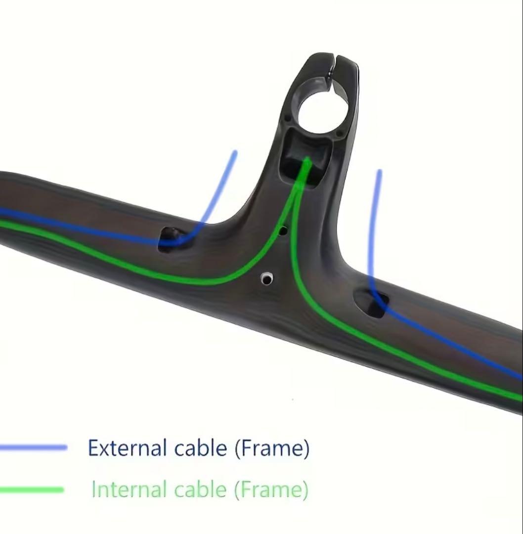 ロードバイク　ハンドル　エアロ　カーボン
