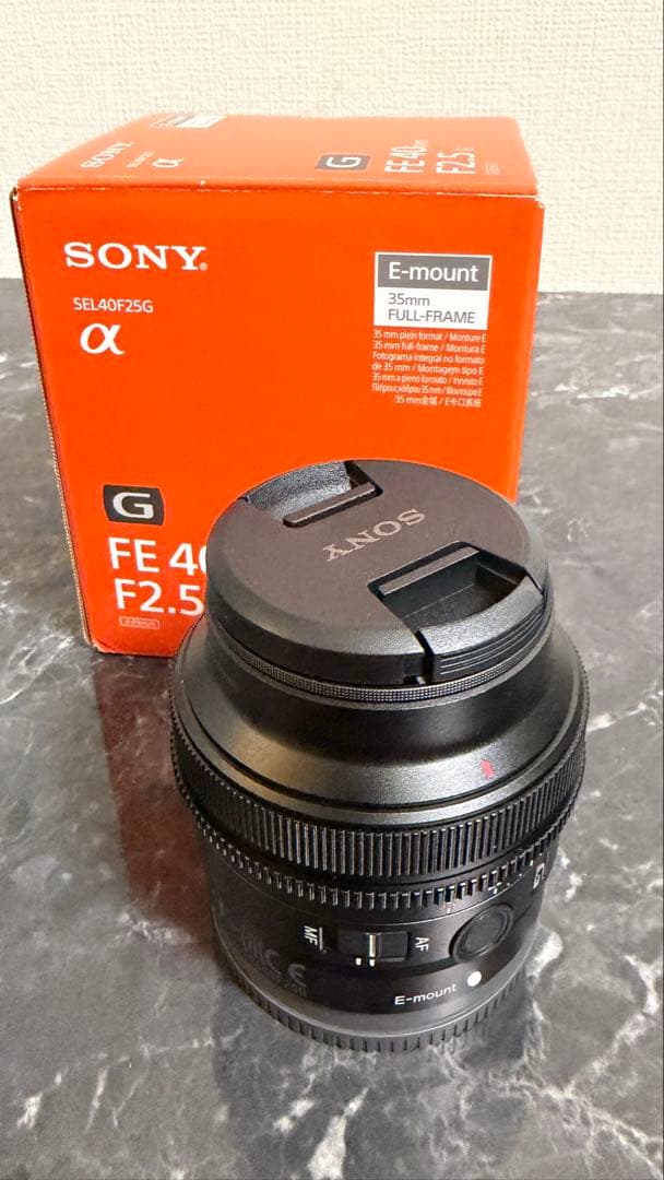 【ほぼ新品】Sony FE 40mm F2.5 G レンズ 本体
