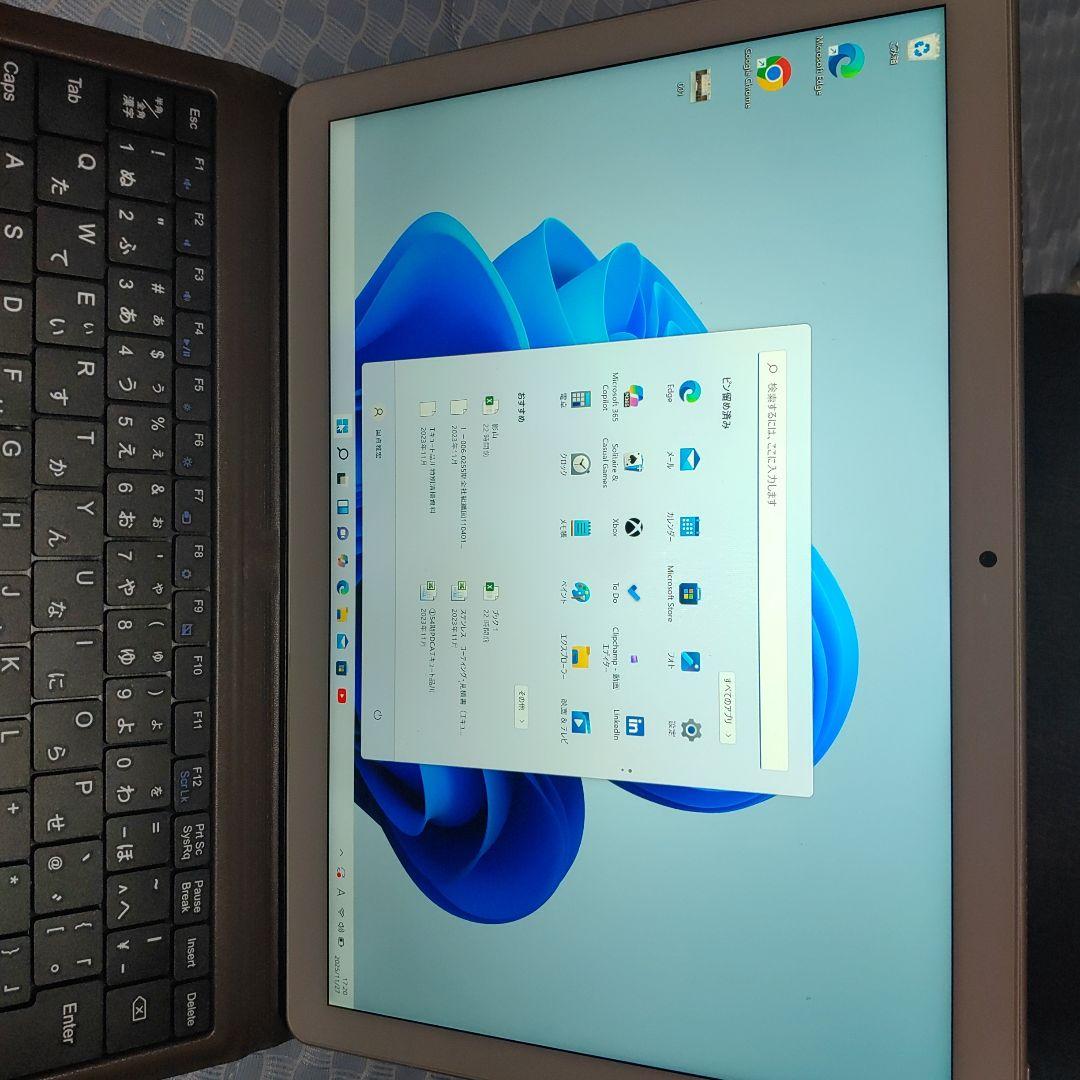 mouse 12型 Windows 11タブレット本体＋キーボードケース 再値下
