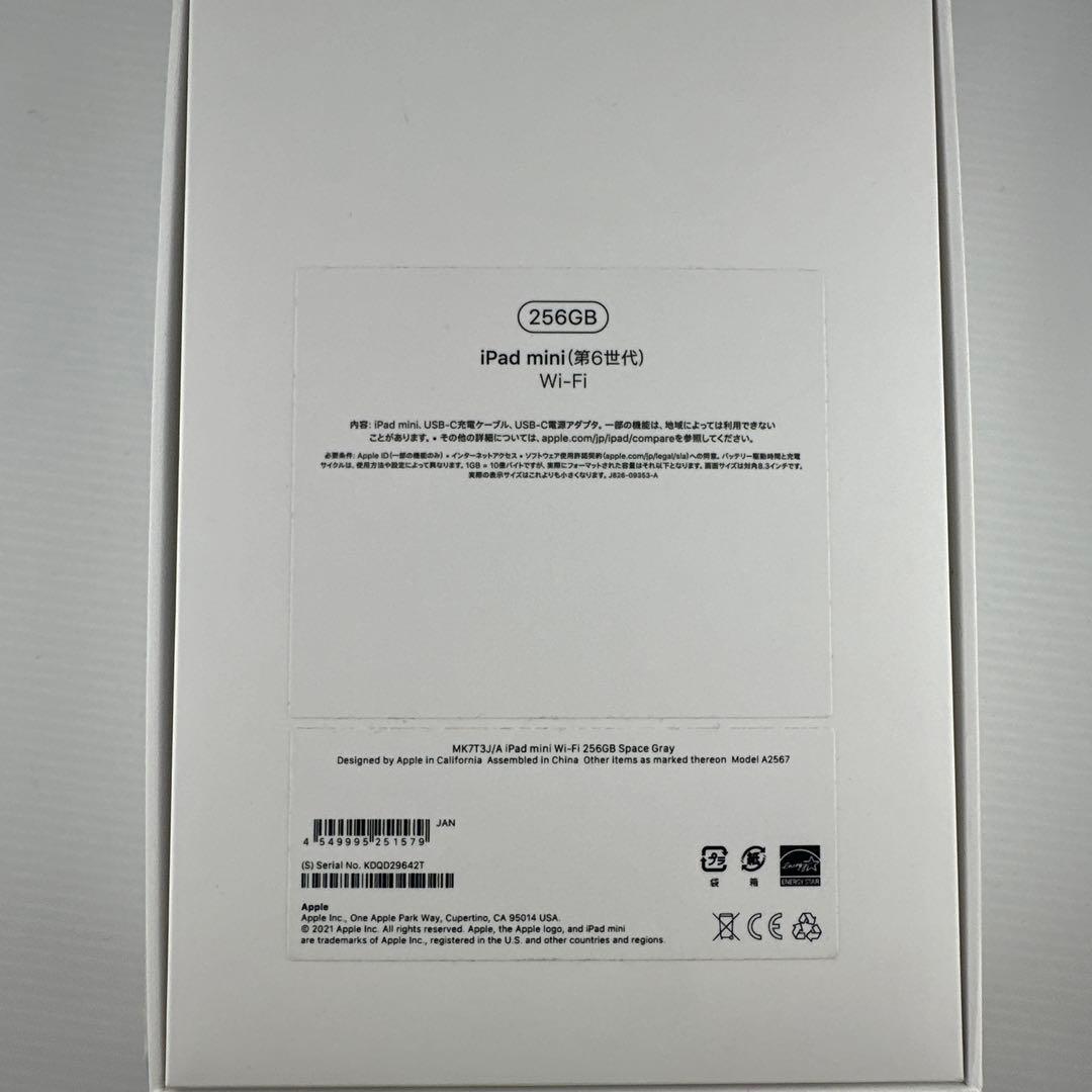 iPad mini 第6世代　256G スペースグレイ　おまけ付き