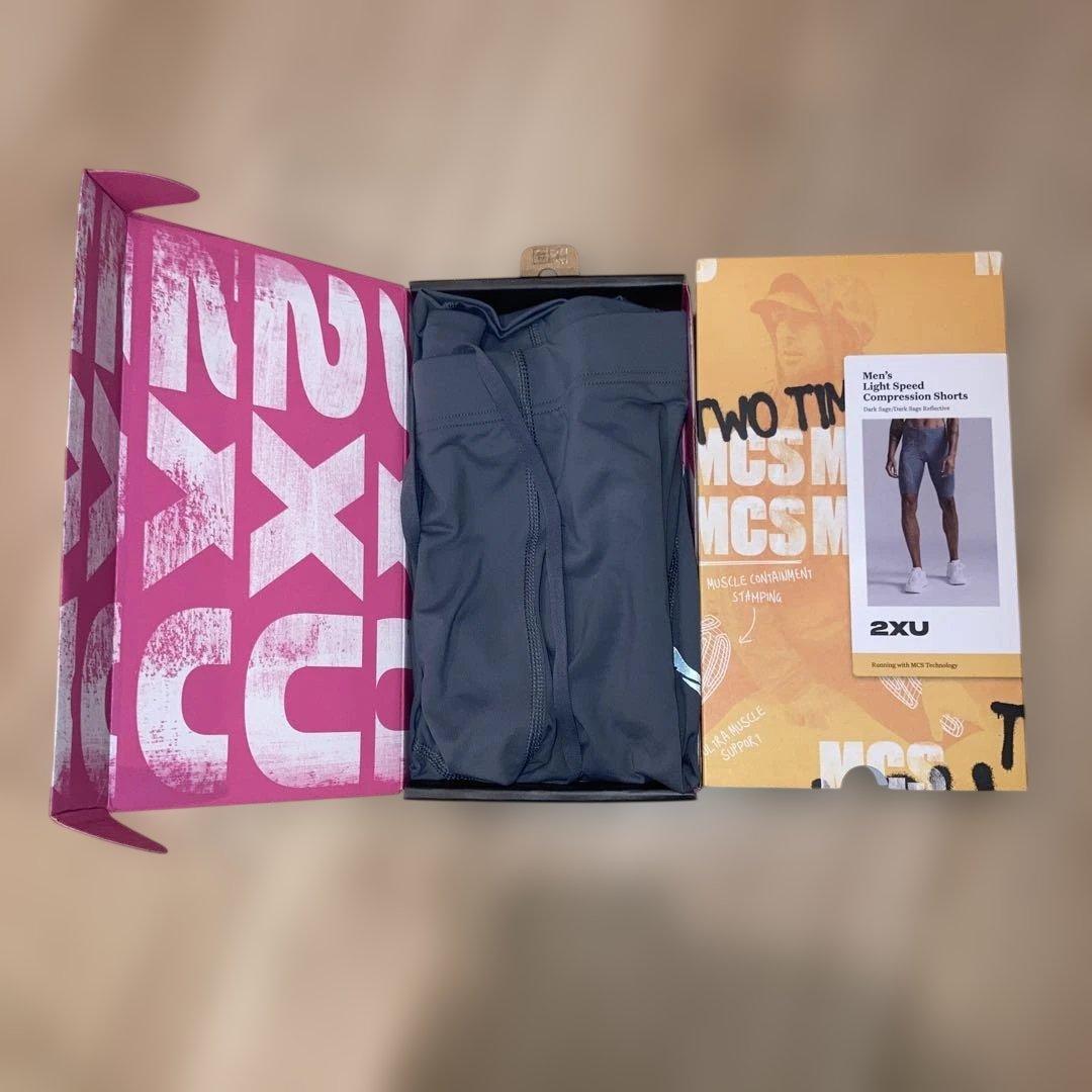 【美品】2XU MCSランコンプショーツ MA5331B メンズ S 限定カラー