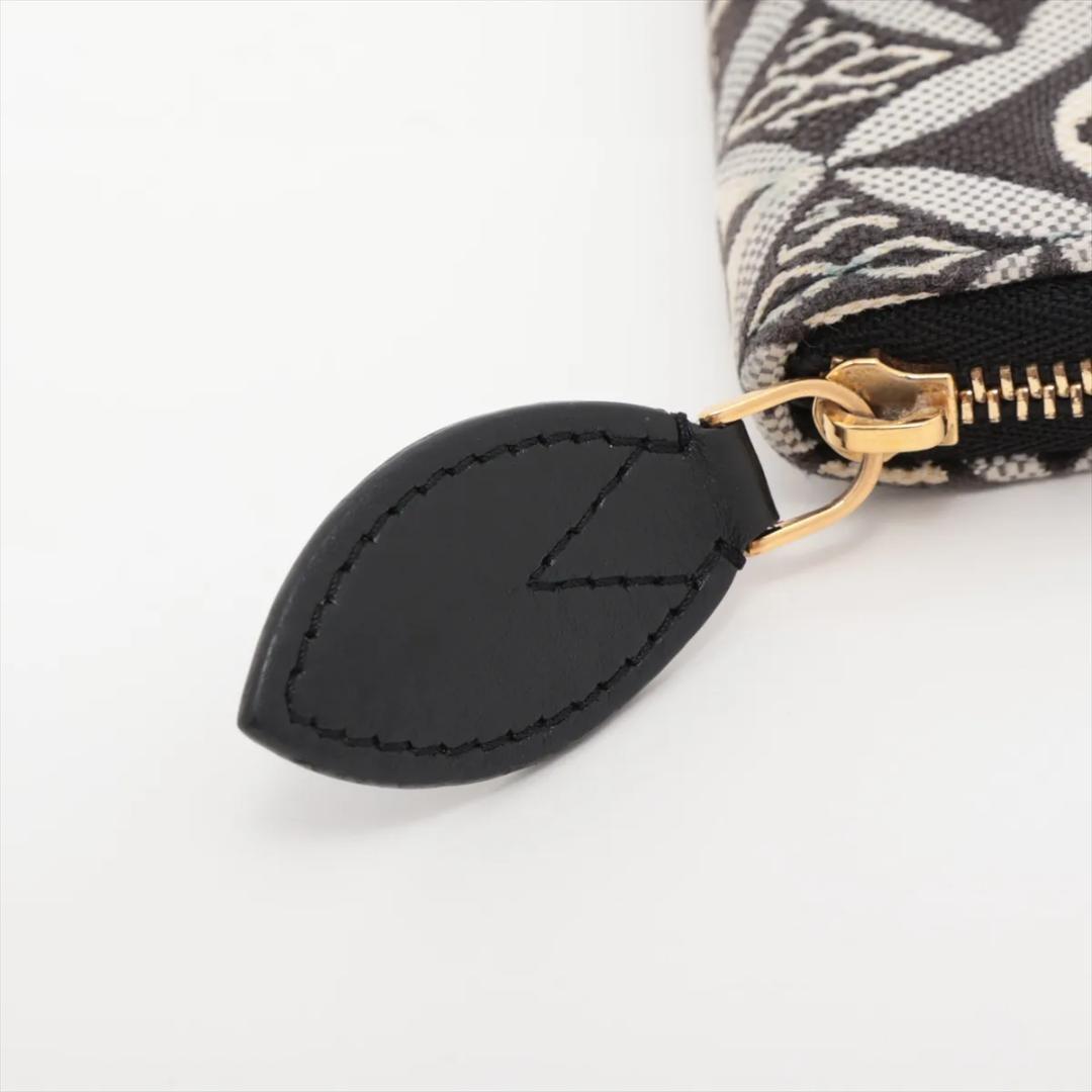 ルイヴィトン Since1854 ジッピー　パース M69997　黒×白