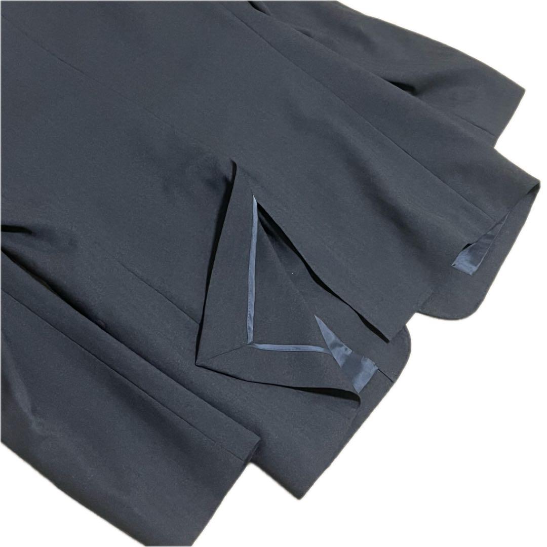 【未使用級】スーツセレクト 4S 3ピース スーツ Y6 黒 ストライプ 24年