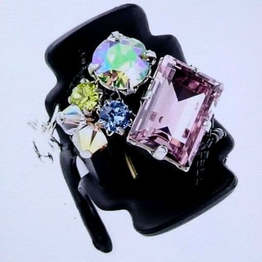 【新品】コンプレックスビズ♥クリアシャイン デザートクリップ(パープル)