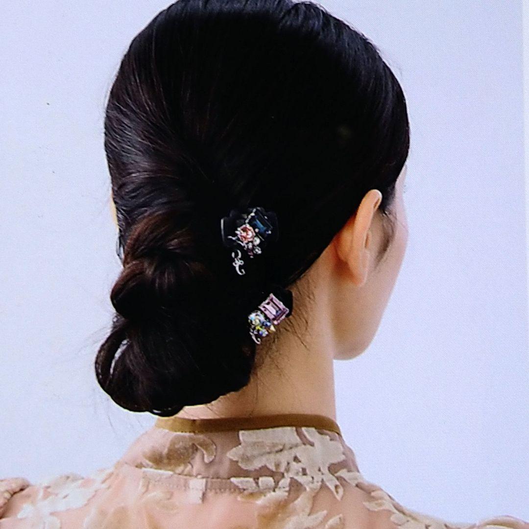 【新品】コンプレックスビズ♥クリアシャイン デザートクリップ(パープル)