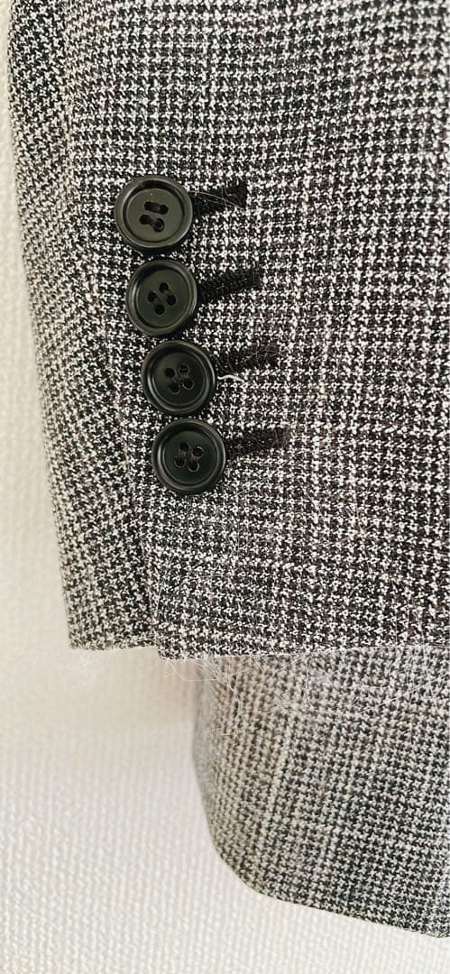 Dior hommeグレー系チェック柄テーラードジャケット
