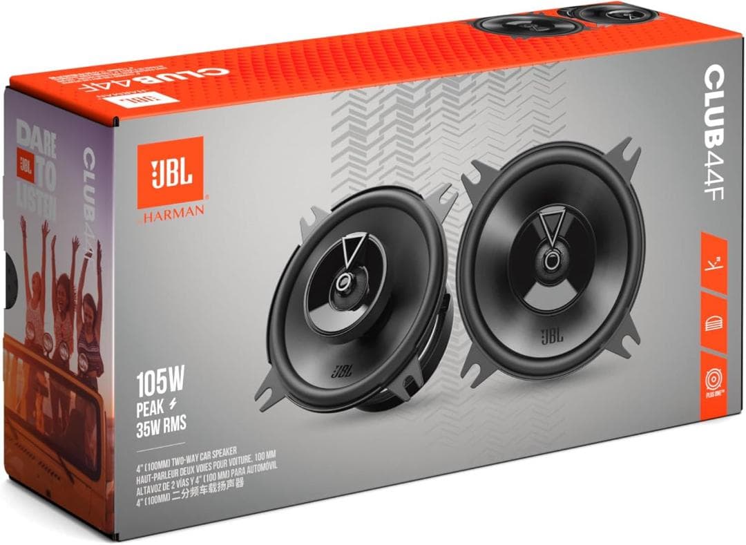 JBL Club 44F - 4インチ (100mm) 2ウェイカースピーカー