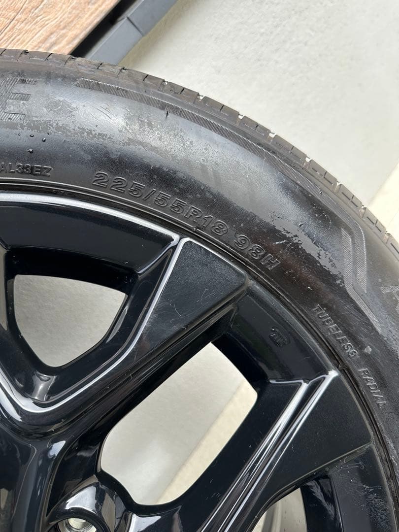 ZR-V ブラックスタイル 225/55R18 タイヤホイールセット 1本