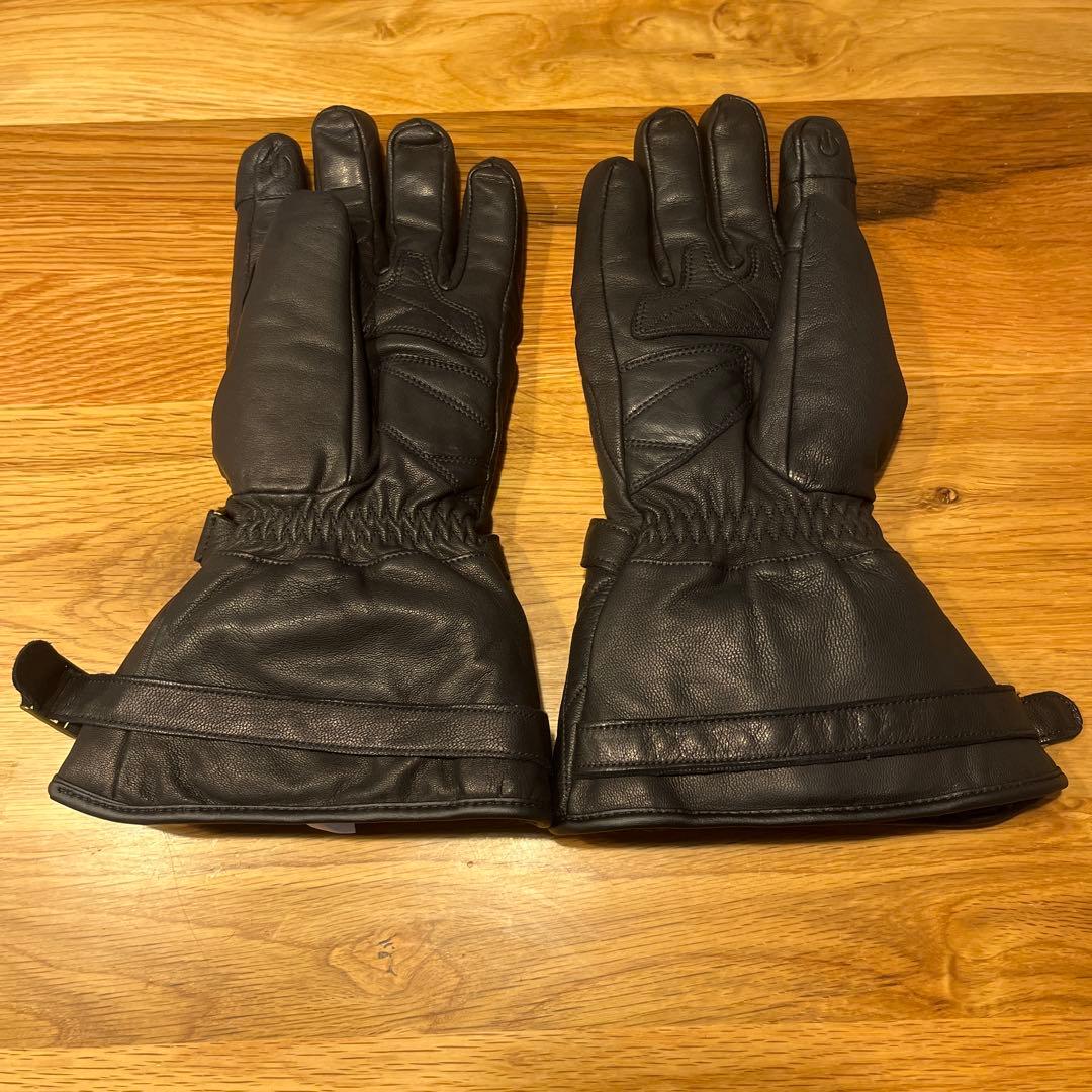 【美品】コミネ　EK-218 ネオレトロレザーヒートグローブ