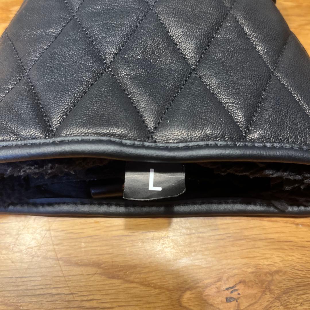 【美品】コミネ　EK-218 ネオレトロレザーヒートグローブ