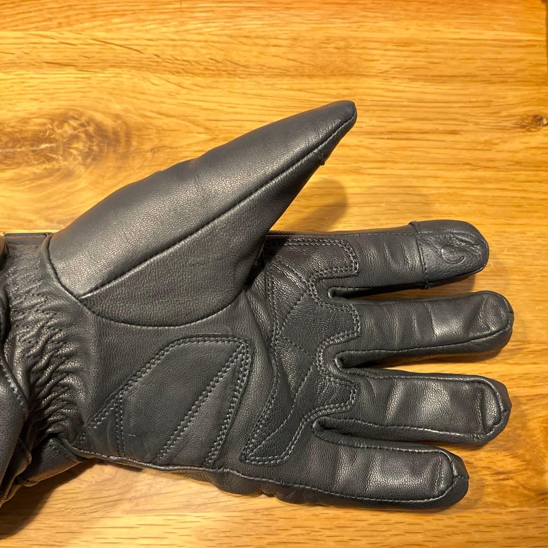 【美品】コミネ　EK-218 ネオレトロレザーヒートグローブ