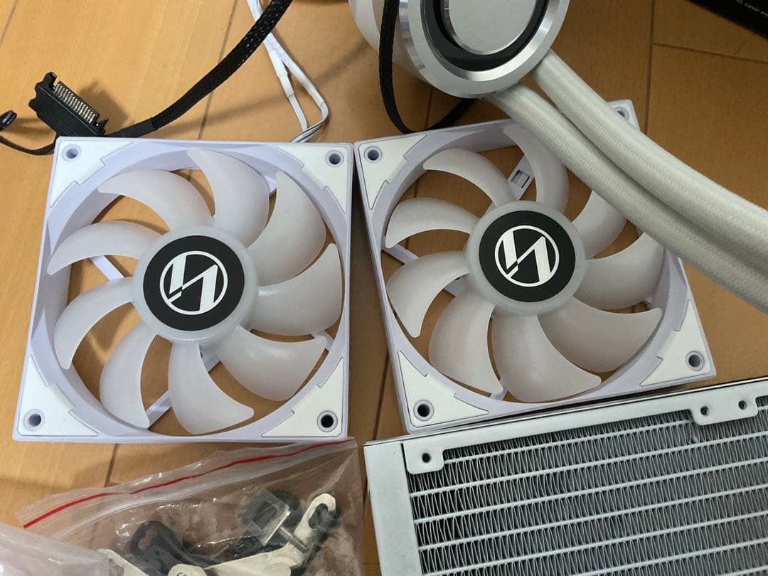 簡易水冷cpuクーラー二個セット