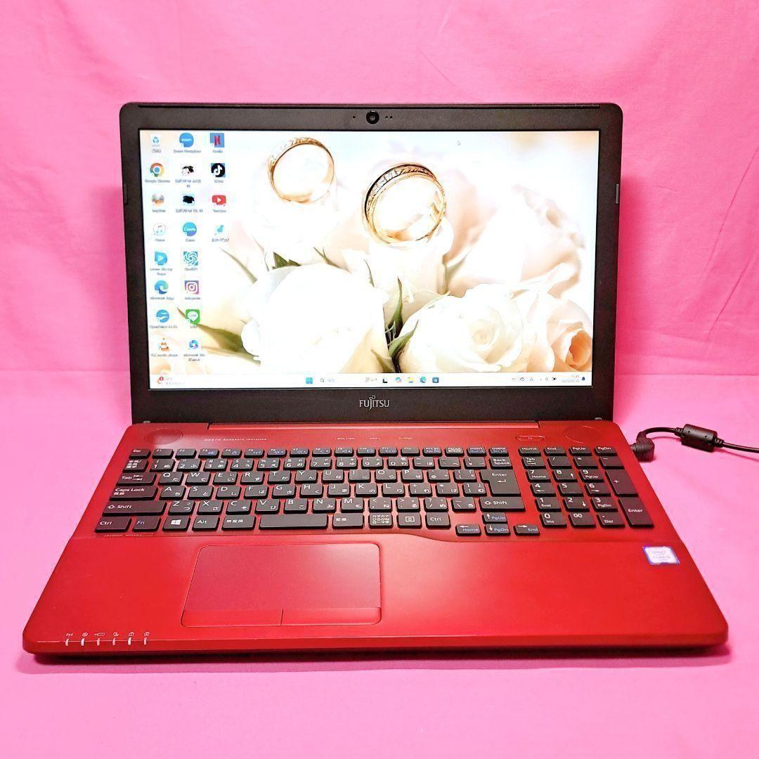 G66 設定済 富士通ノートパソコン i3/SSD/8GB Windows11