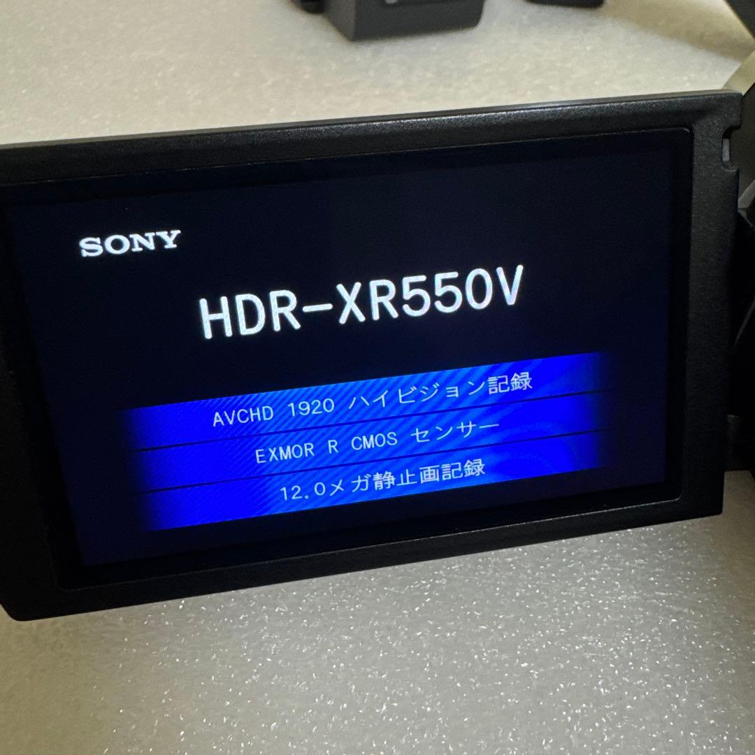ビデオカメラ Handycam HDR-XR550V