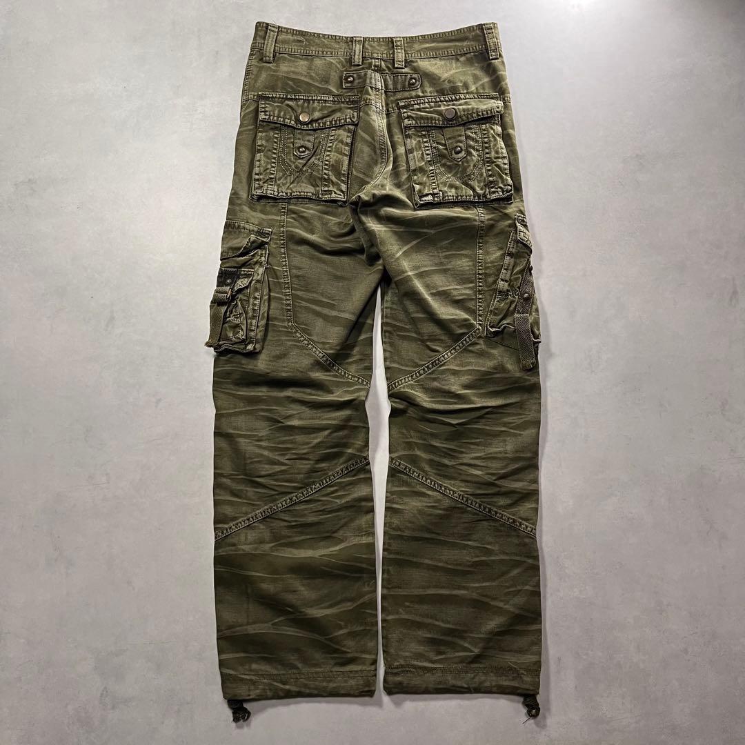 00s in the attic マルチポケット カーゴパンツ Y2K